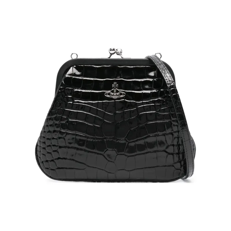 Vivienne Westwood Телячья кожа Клатч Женские Черный