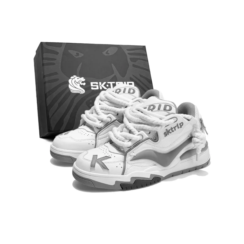 SK.TRIP Kunpeng Устойчивые к истиранию Высота Увеличивающие Покрытие Легкие Низкие Кроссовки для скейтбординга Унисекс Эксклюзивная Коробка