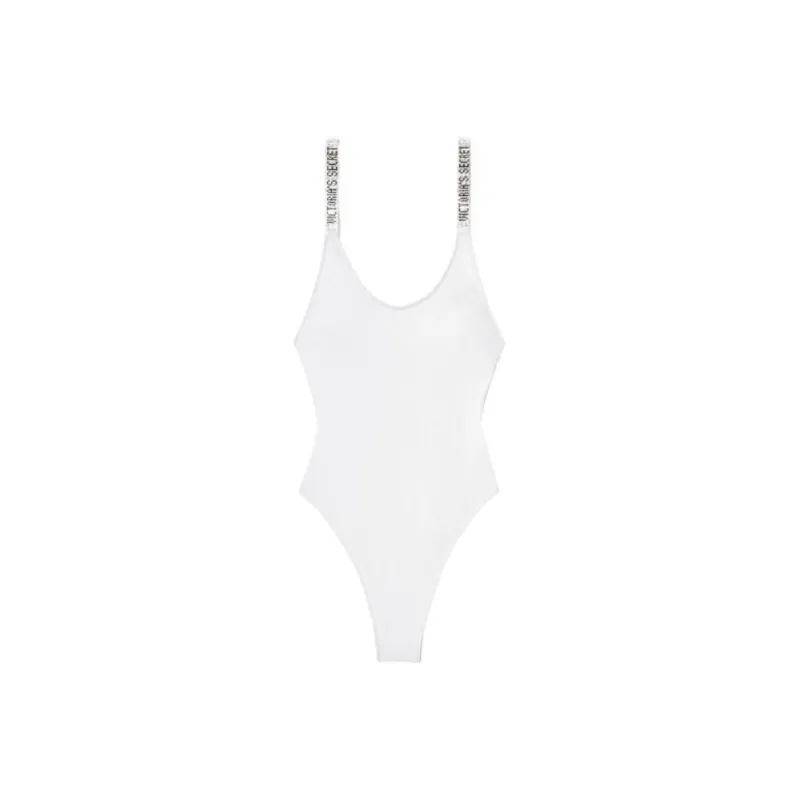 Victoria's Secret Van Pis Купальник Женская Белый Ромб