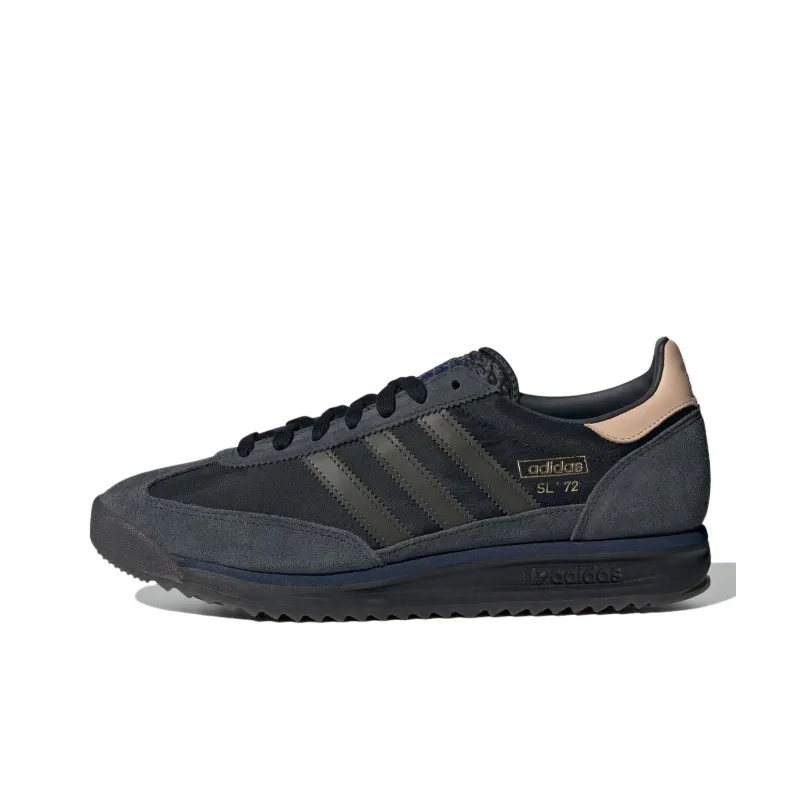 Adidas Originals SL 72 RS Slip Resistant Abrasion Resistant Низкий Топ Casual Унисекс Черный