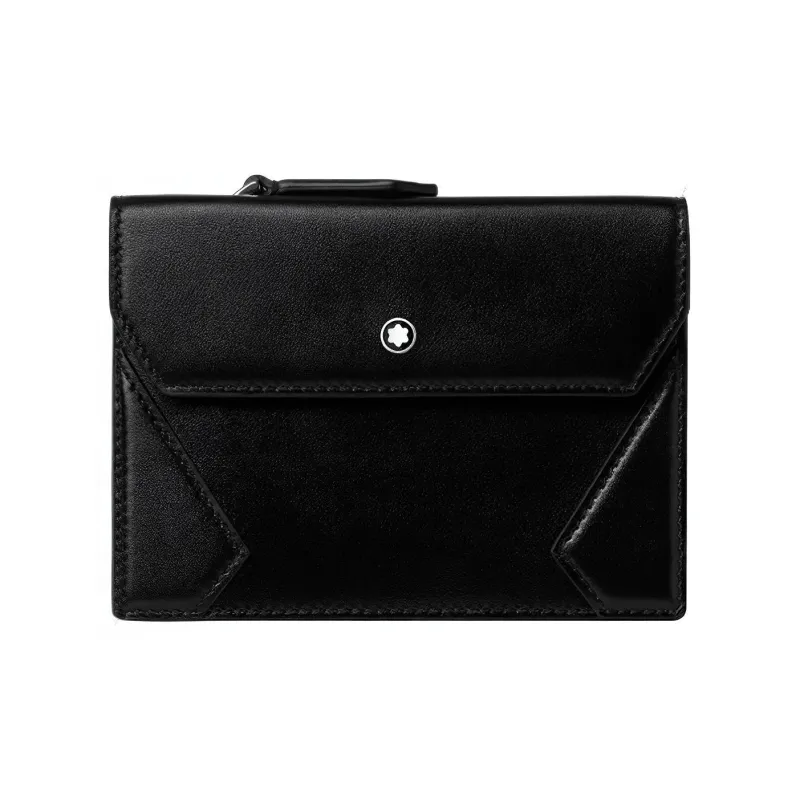MONTBLANC Meisterstuck Коровья кожа Держатель для карт Держатель для карт Унисекс Черный