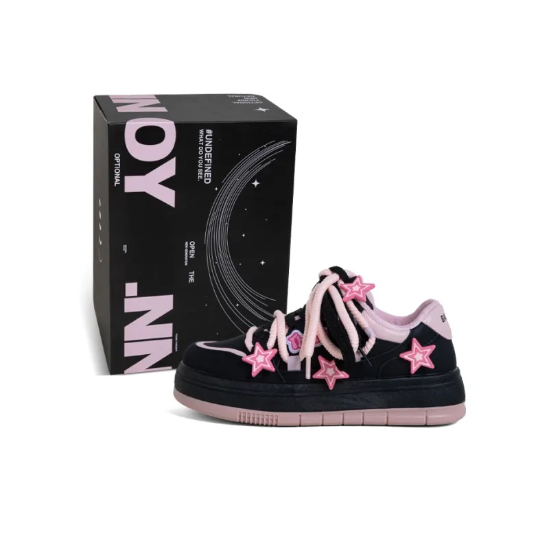 OYNN Young Baby Series Скейтборд Кроссовки Низкие Черные Розовые Женские