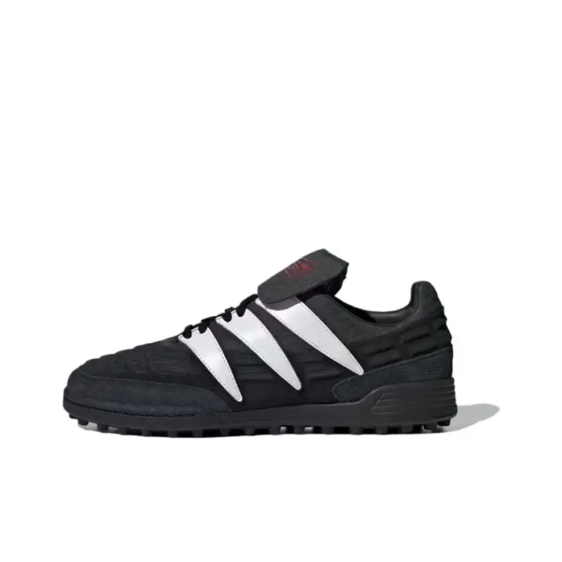 Adidas PREDATOR 94 Slip-resistant Abrasion-resistant Football Cleats Unisex Black White Adidas PREDATOR 94 Противоскользящие Износостойкие Футбольные бутсы Унисекс Черный Белый
