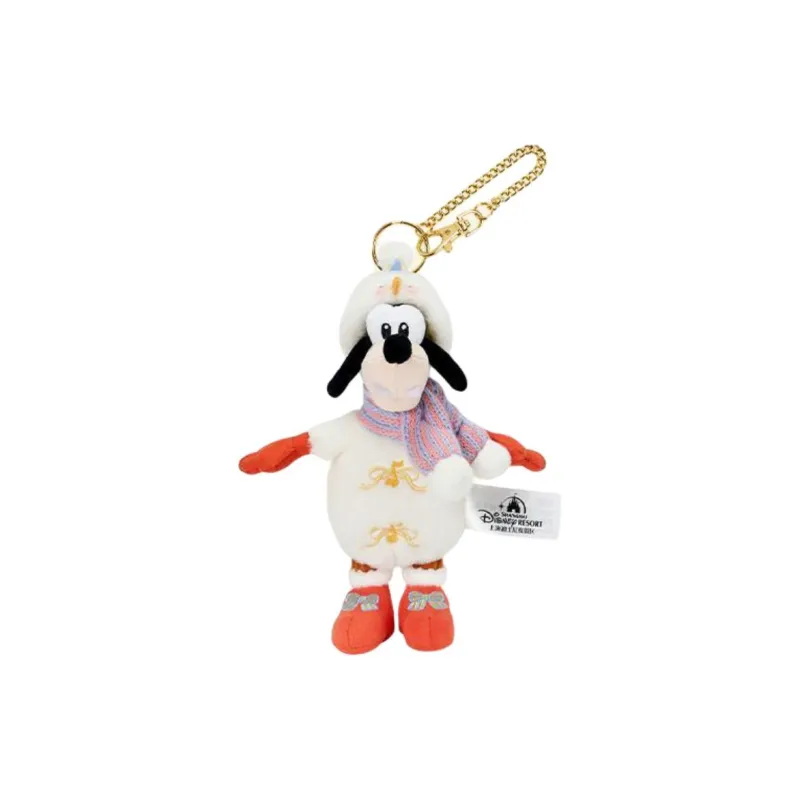 Disney 2024 Winter Goofy Collection Гуфи Плюшевый Игрушка Кольцо для ключей Кукла Плюшевая Подвеска 21 см Высота Шанхайский Дисней