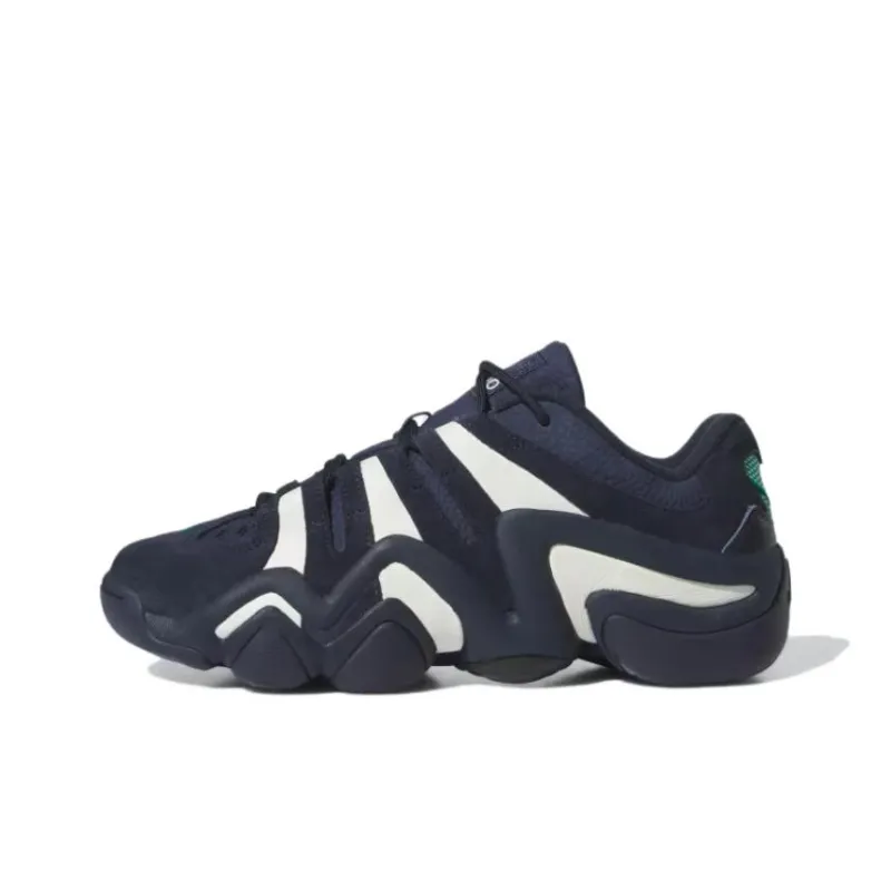 Adidas Originals Crazy 8 Slip-resistant Abrasion-resistant Low Top Casual Shoes Unisex Ink Blue Adidas Originals Crazy 8 Slip-resistant Abrasion-resistant Низкий Топ Повседневная Обувь Унисекс Чернила Синий