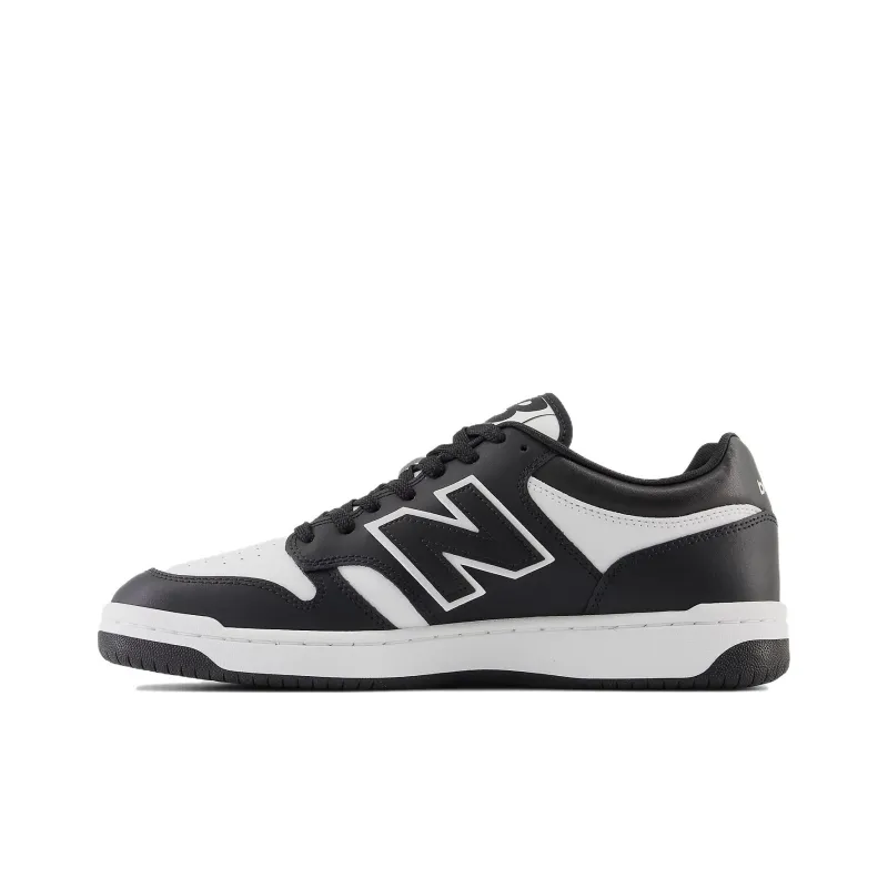 New Balance NB 480 Легкий Низкий Топ Скейтборд Кроссовки Унисекс Черный Белый