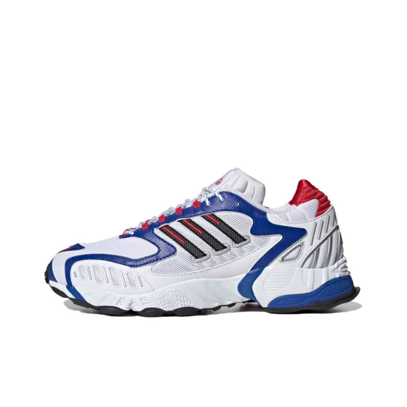 Adidas Originals Torsion TRDC Slip-Resistant Низкий Топ Повседневная Обувь Унисекс Белый Синий Красный