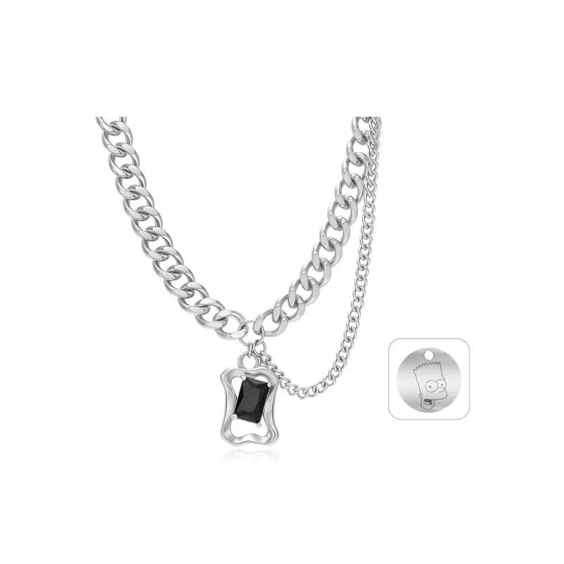 The Simpsons Титановые стальные ожерелья унисекс