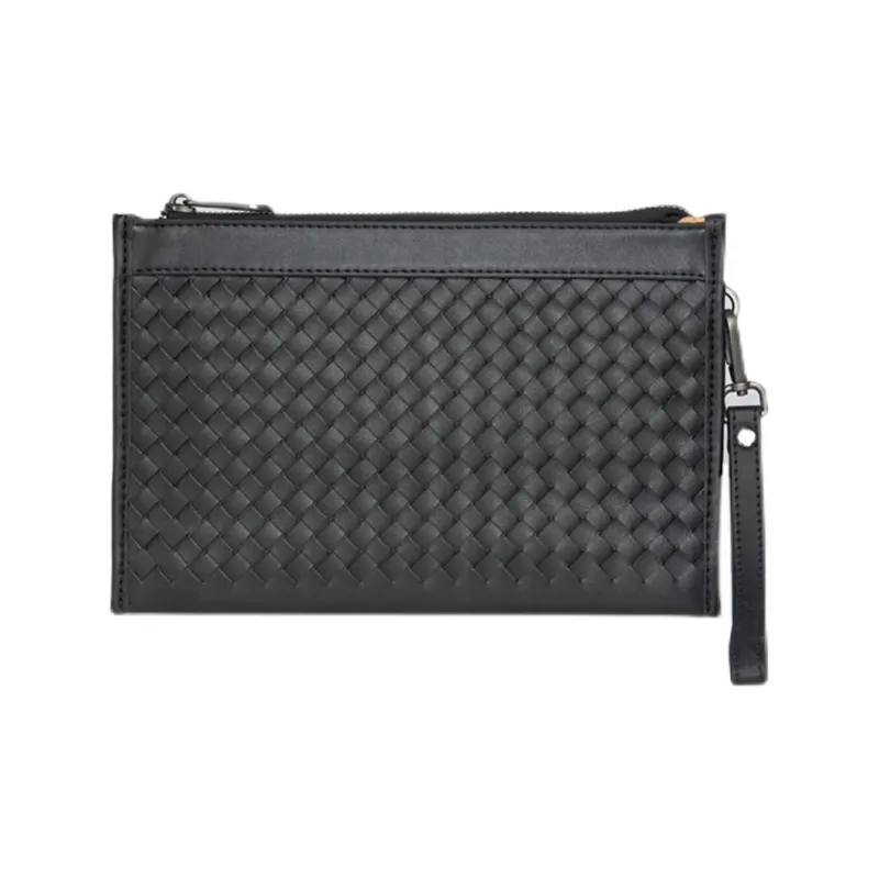 DOSRFINI Коровья кожа Ручная клатч сумка Мужская Черная