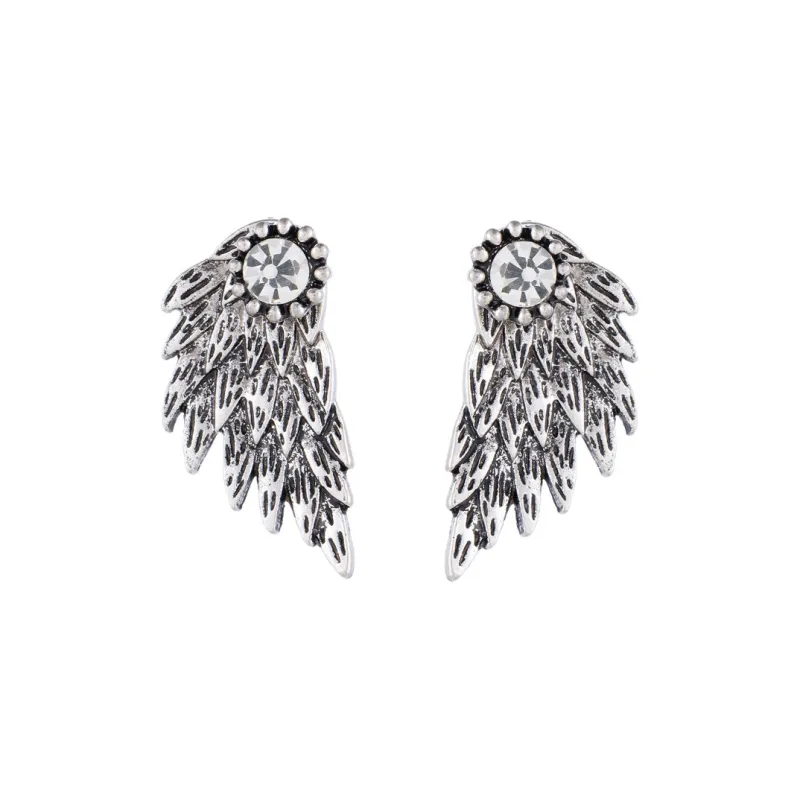 QIANFANGDAHUANGYE Серьги с цирконием Унисекс