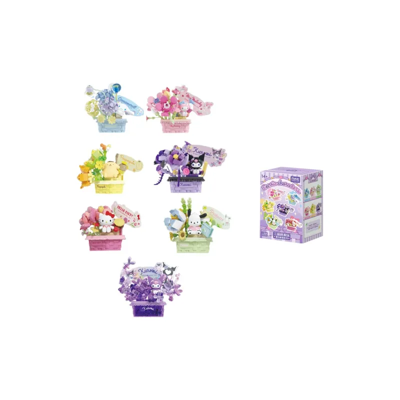 Miniso x Sanrio Floral Secret Коллекция Слепые коробки Один Mystery Коробка Целая коробка 6 шт