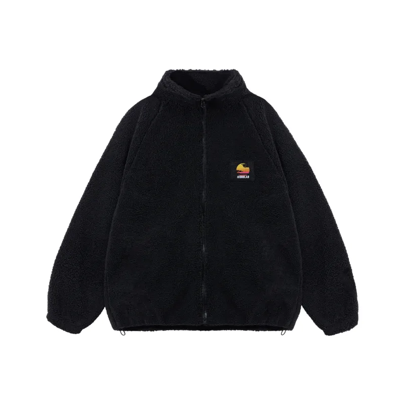 ICONS Lab Velvet Feel Jacket Unisex Black