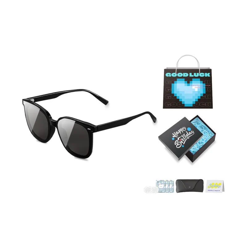 Xiaomi Квадратные Солнцезащитные Очки Унисекс Черный Коричневый