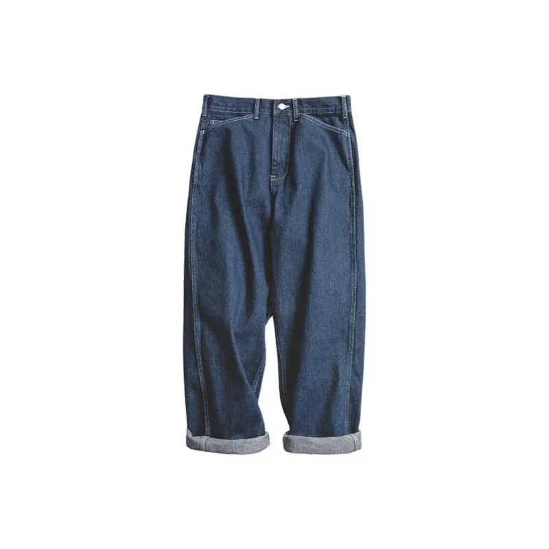 MADEN Western Denim Джинсы Мужские Темно-Синие