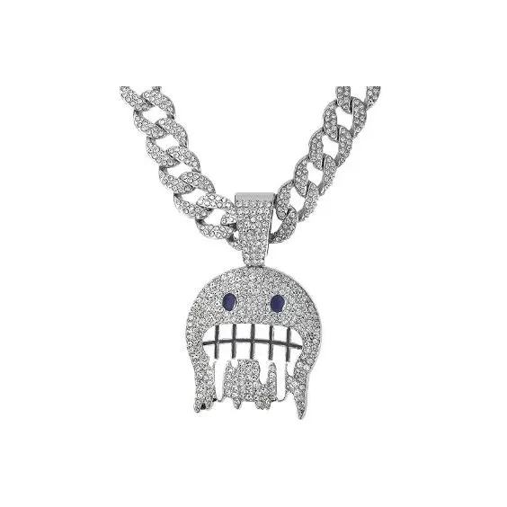 Ringlove Ожерелья из титановой стали с горным хрусталем унисекс