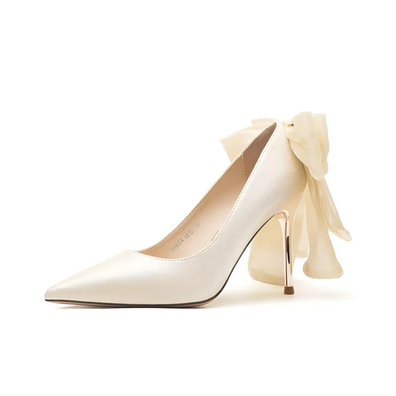 Madallo Шелковый Узкий Высокий Каблук Женские