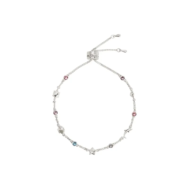 CHARLES KEITH Браслеты из латанию Женские Серебряные Серебряные Мульти Композитные Цвет