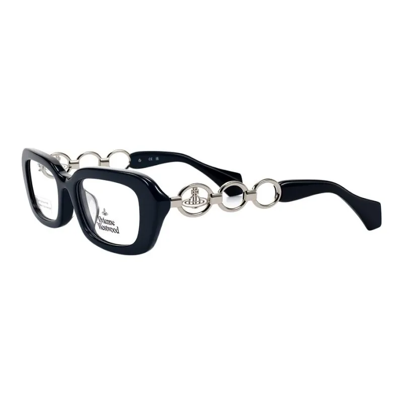 Vivienne Westwood Квадратные Оправы для Очков Унисекс Ярко-черные