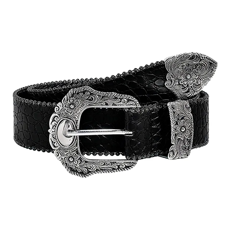 Miniso ПУ (полиуретан) Искусственная кожа Ремни Унисекс 3,5cm