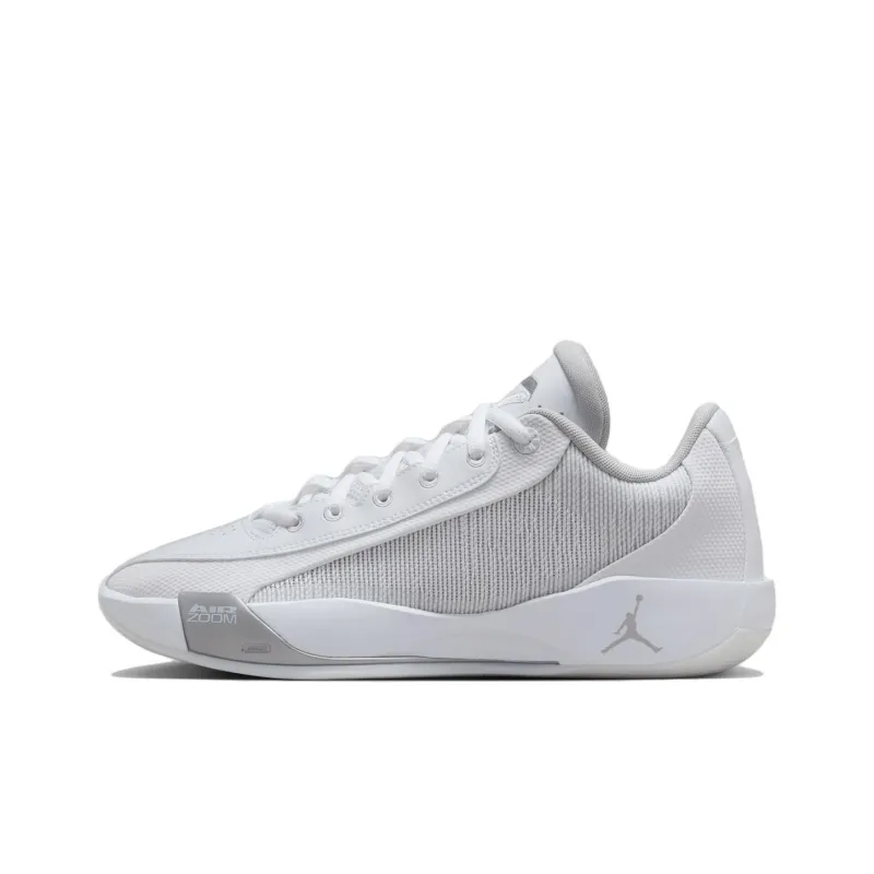 Jordan Luka .77 Low Топ Баскетбольные кроссовки Мужские Белые Серые