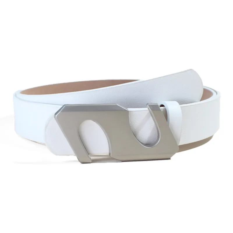 Miniso ПУ (полиуретан) Искусственная кожа Ремни Унисекс 3,8 см