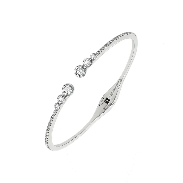 GIVENCHY Кристальные браслеты унисекс серебряные