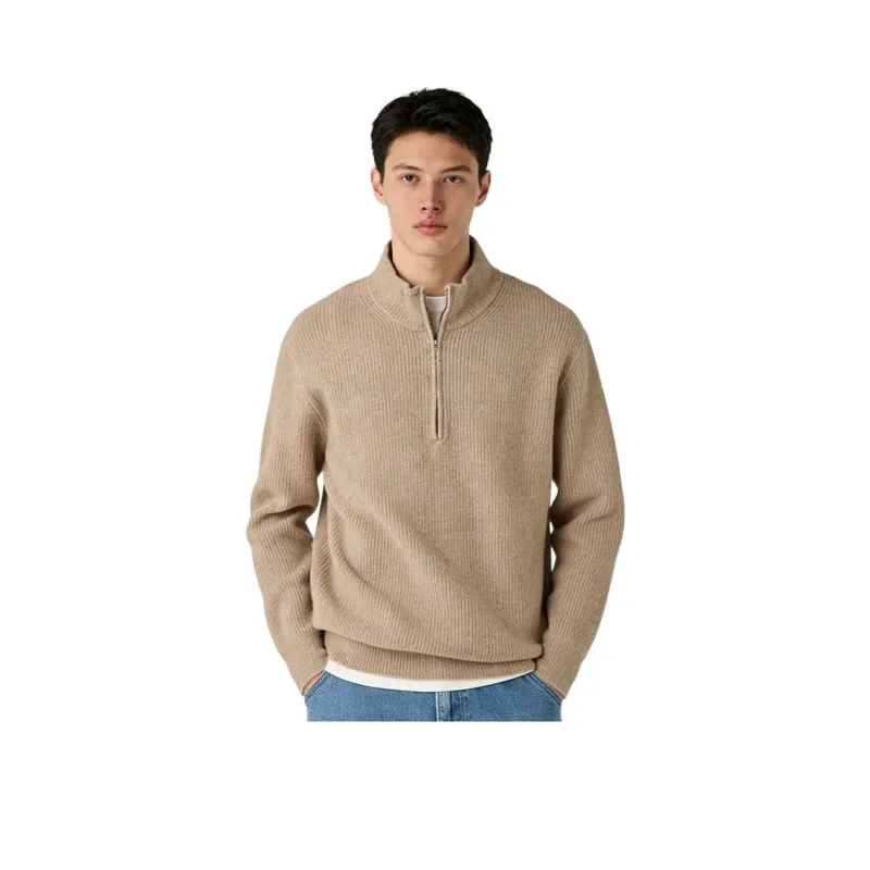 UNIQLO Свитер Мужской Темно-Бежевый