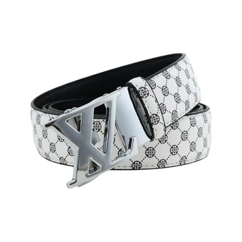 FEECANOO Ремни из ПВХ (поливинилхлорида) с коровьей кожей мужские 3,5 см