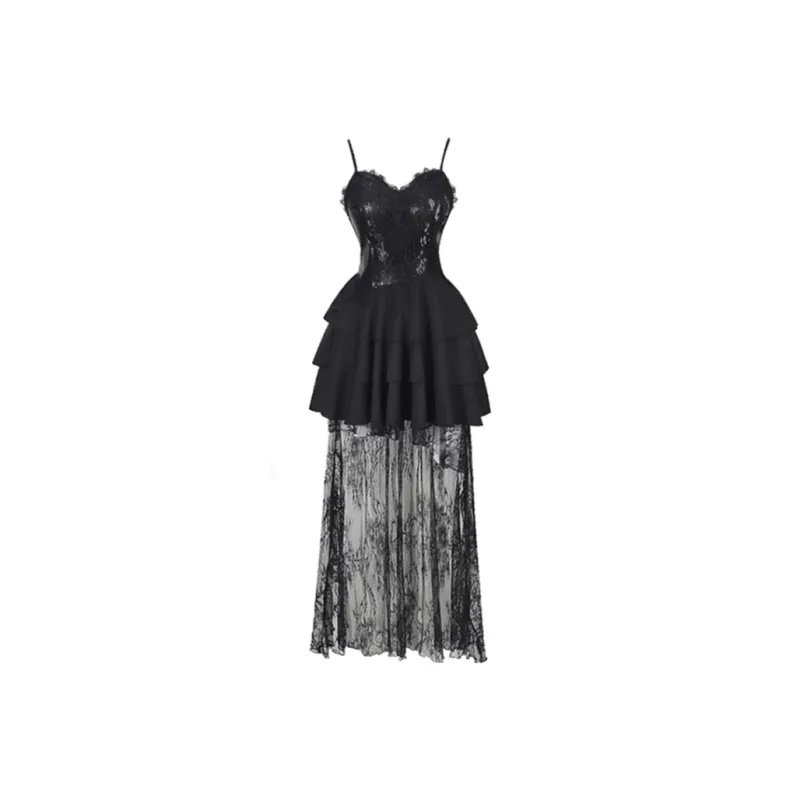 SKYA Черные Женские Слиплатья