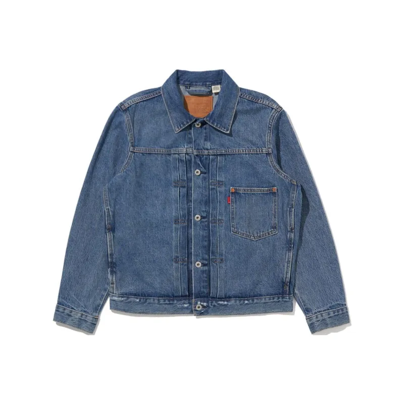 Levis Blue Men's Denim Jackets Левис Синий Мужские Джинсовые Куртки