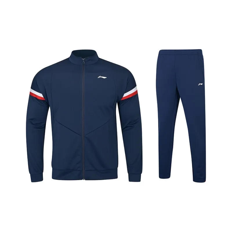 Li NING Badminton Collection Ханьфу-платье в стиле худи комплект "Магия Цвет" мужской темно-синий