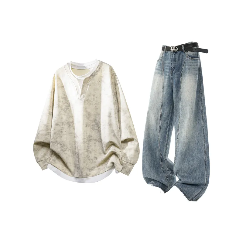 ZIRUNGE Унисекс Свитшот Комплекты