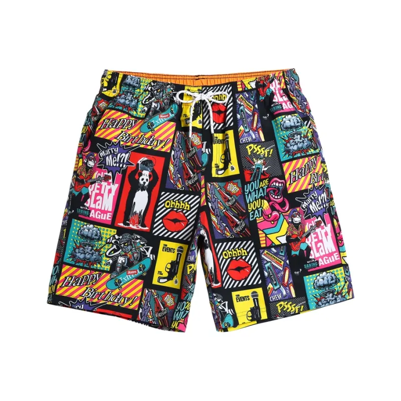 GAILANG Пляжные шорты Мужские Многоцветные