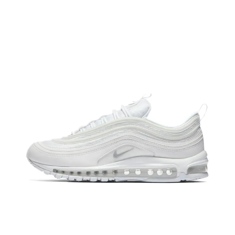 Nike Air MAX 97 Амортизация Низкие Беговые Кроссовки Мужские Белые