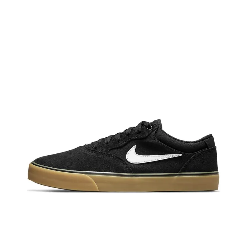 Nike SB Chron 2 Low Топ Скейтборд Кроссовки Унисекс Черные
