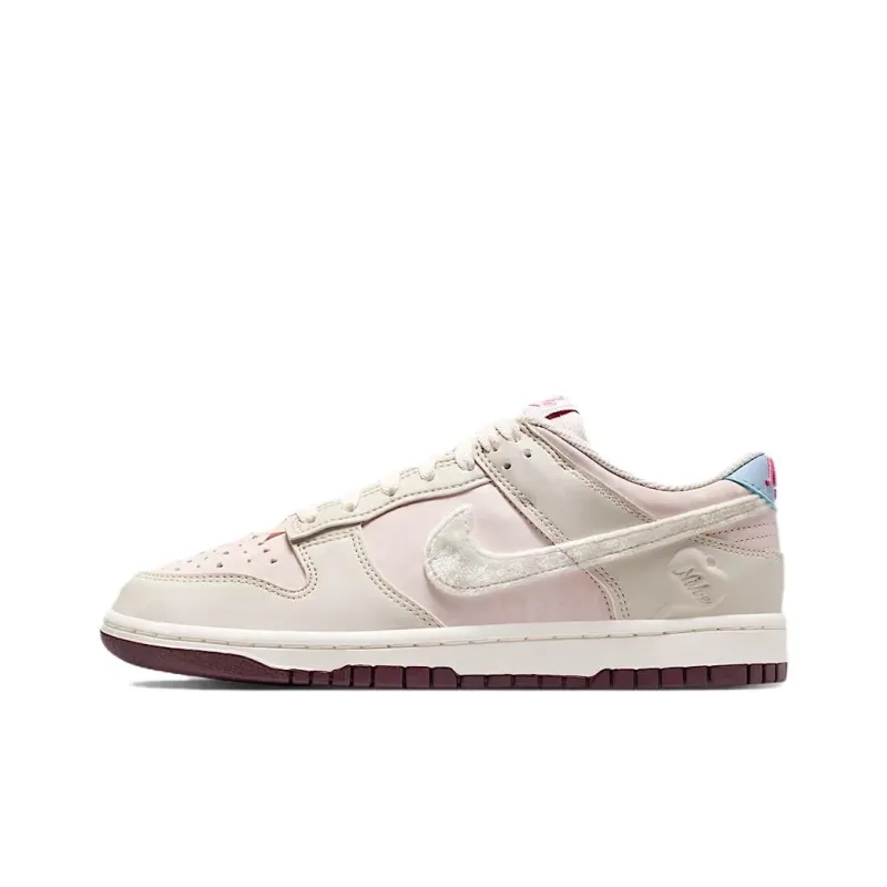 Nike Dunk Low Top Скейтборд Кроссовки Женские Бежево-Розовые