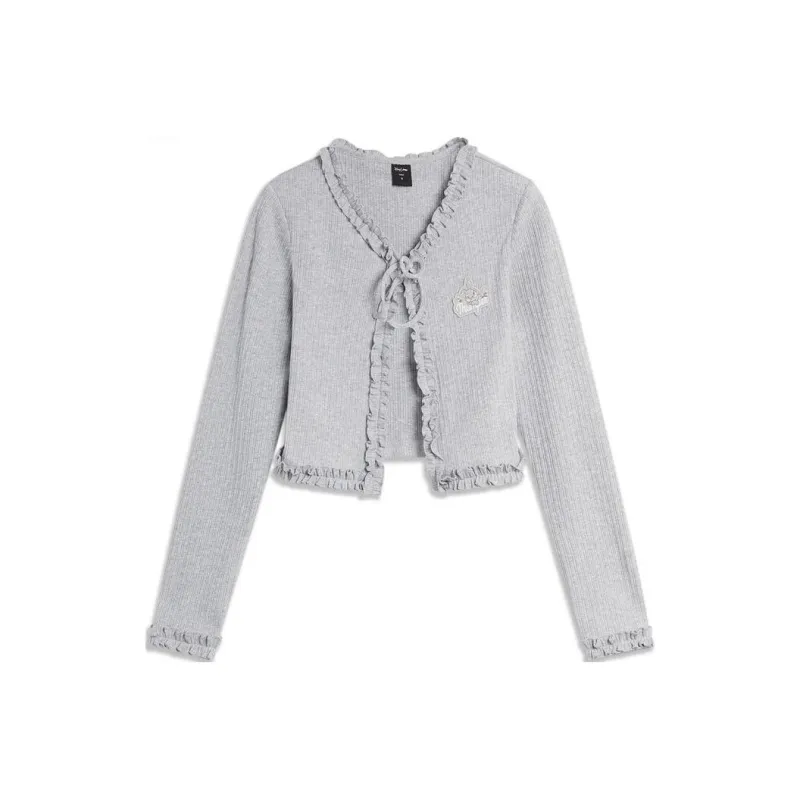 Li NING x SANGPUTU LIANMINGKUAN Sports Trendy Collection Трикотаж Женский Фотиния Серый