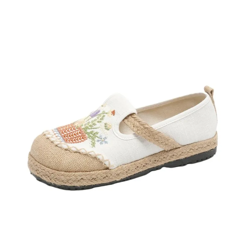 TAFN Вышитые туфли в стиле Ханьфу Женские