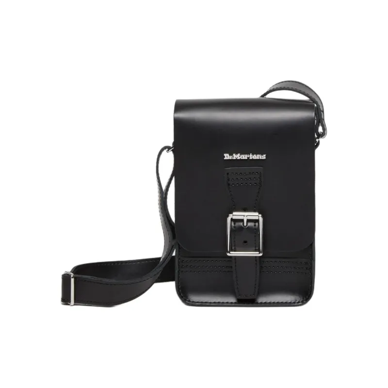 Dr.Martens Flip-застежка Кожа Сумка через плечо Стандартная (стандартная) Унисекс Черный