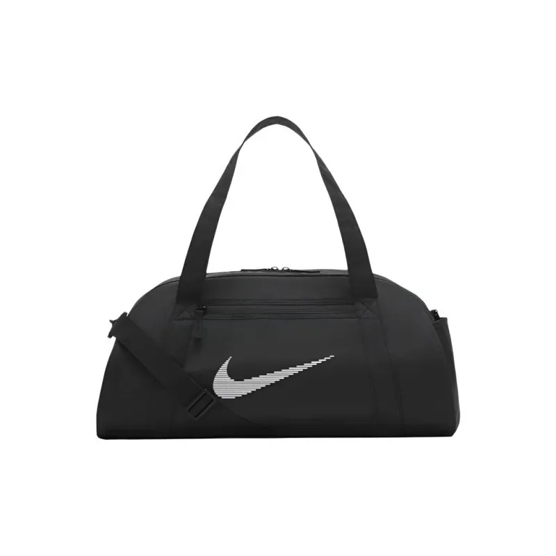 Nike Полиэстеровая ткань Сумка через плечо Сумка через плечо Сумка через плечо Спортивная сумка Большая Унисекс Черная