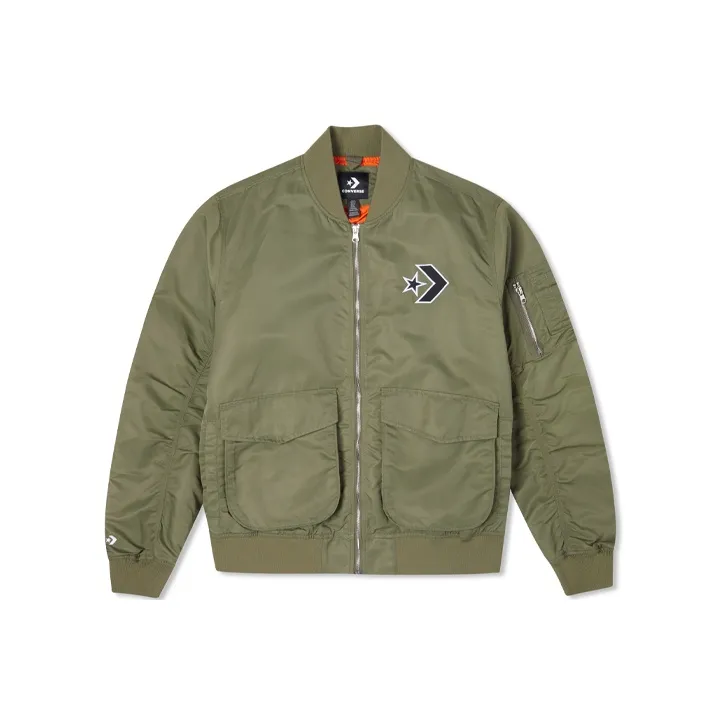 Конверс Куртка Разборная Ring Split Унисекс Зеленая