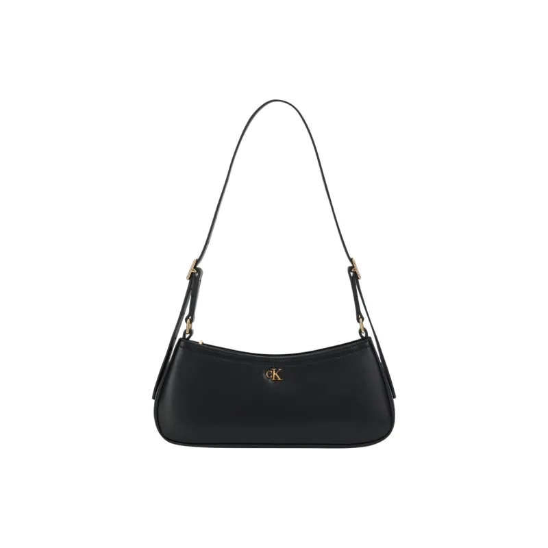 CALVIN KLEIN Синтетический материал Сумка через плечо Маленькая Женская Космический черный