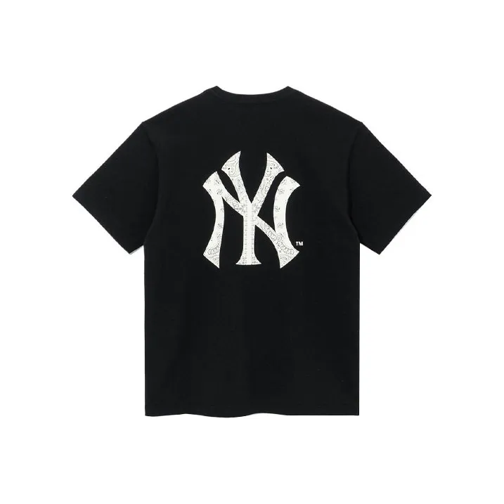 New Era T-Shirt Модная Универсальная Мужская Черная