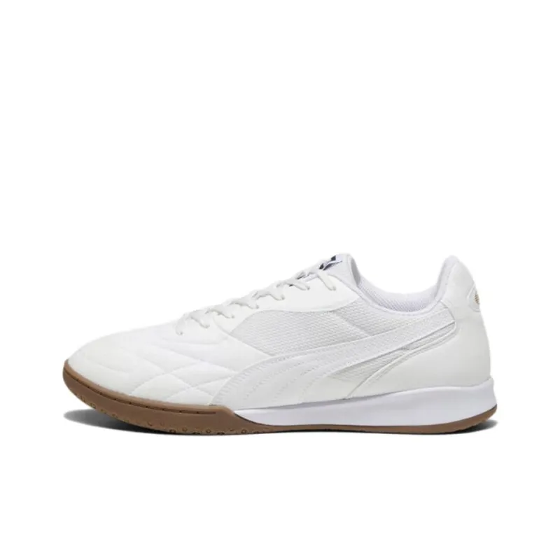 PUMA KING TOP Удобные и Легкие Искусственные Шипы Устойчивые к Износу Футбольные Бутсы Унисекс Белые