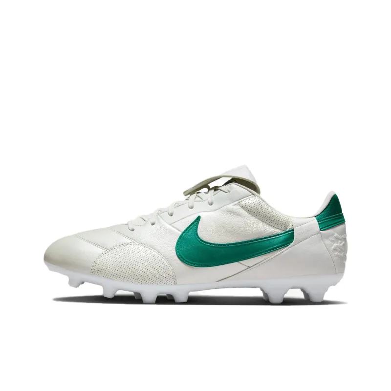 Nike Premier 3 FG Твердый Грунт Футбольные Бутсы Унисекс Белый Зеленый