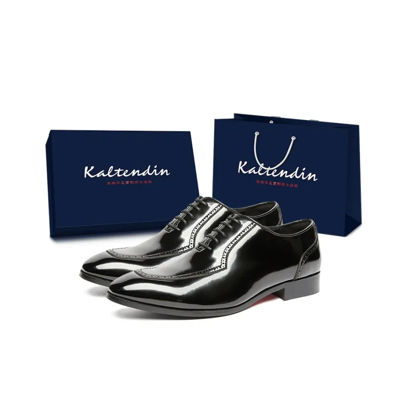 Kaltendin Мужские туфли из коровьей спилковой кожи