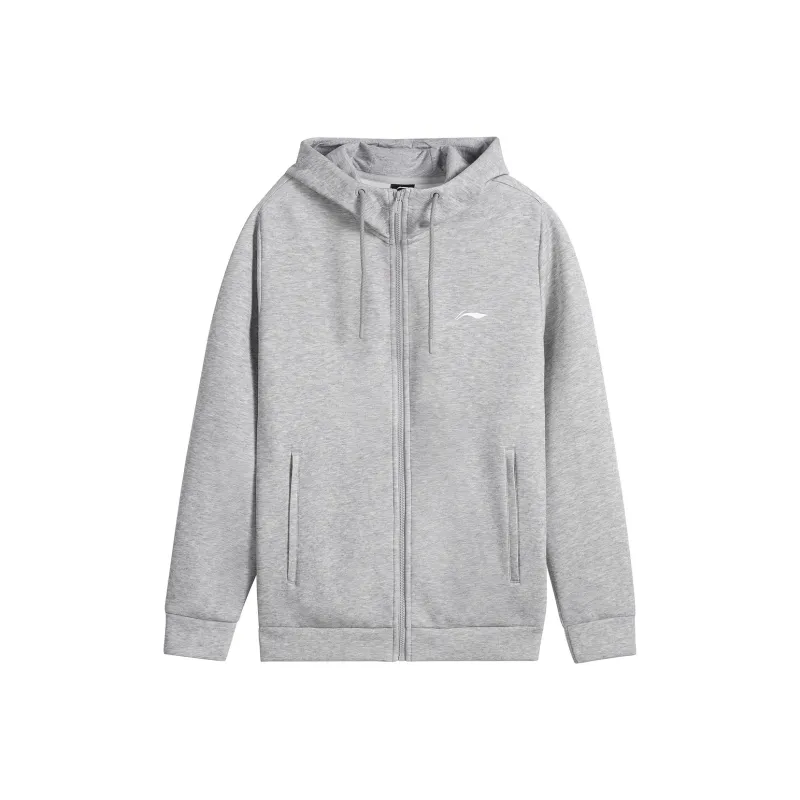 Li NING Men's Photinia Gray Sweatshirts
