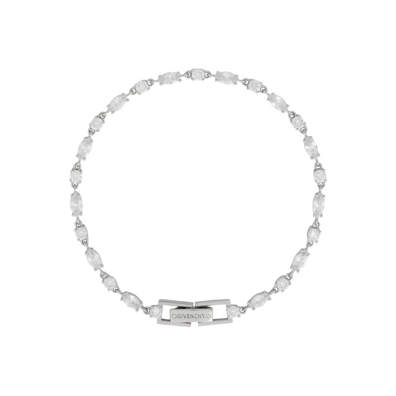 GIVENCHY Металл Синтетический Кубический Циркон Браслеты Унисекс Серебряный