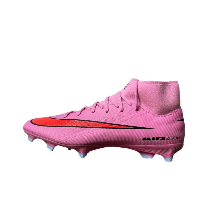 Nike Mercurial Superfly 10 Academy Устойчивые к истиранию Баланс Футбольные бутсы Унисекс Розовые