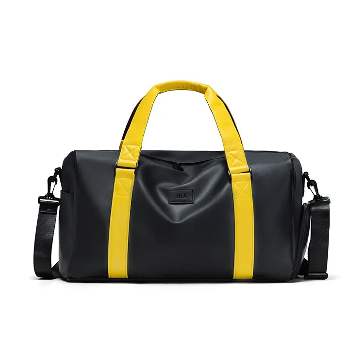 HLA 32L ПУ (полиуретан) Сумка Сумка через плечо Сумка через плечо Спортивная сумка Путешественная сумка Путешественная сумка Унисекс Черный Желтый